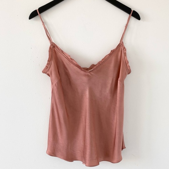 Aritzia Wilfred Ruffled Silky Camisole - Picture 2 of 8